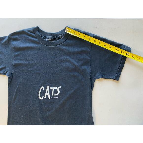 CATS Shirt Mens Medium NYC Broadway Play 1981 Single Stitch Vintage Graphic Tee - Picture 7 of 10